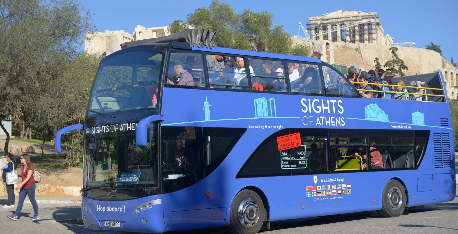 blue bus athens tour